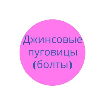 Джинсовые пуговицы (болты)