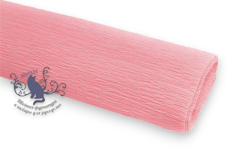 004 Гофробумага 50*250см 140гр/м2 Розовый 10