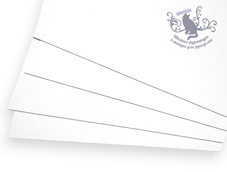 01к2 Фоамиран Китай 40*60см (+-1см) 2мм Белый