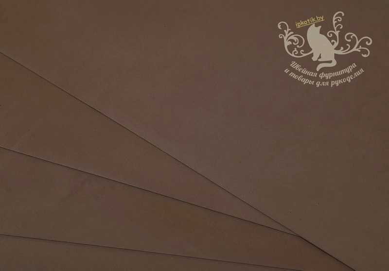 06к2 Фоамиран Китай 40*60см (+-1см) 2мм Коричневый