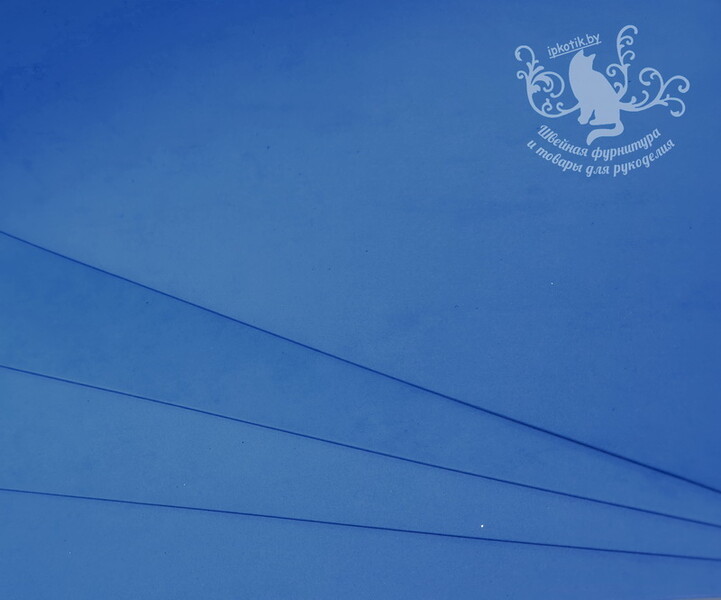 09к2 Фоамиран Китай 40*60см (+-1см) 2мм Синий