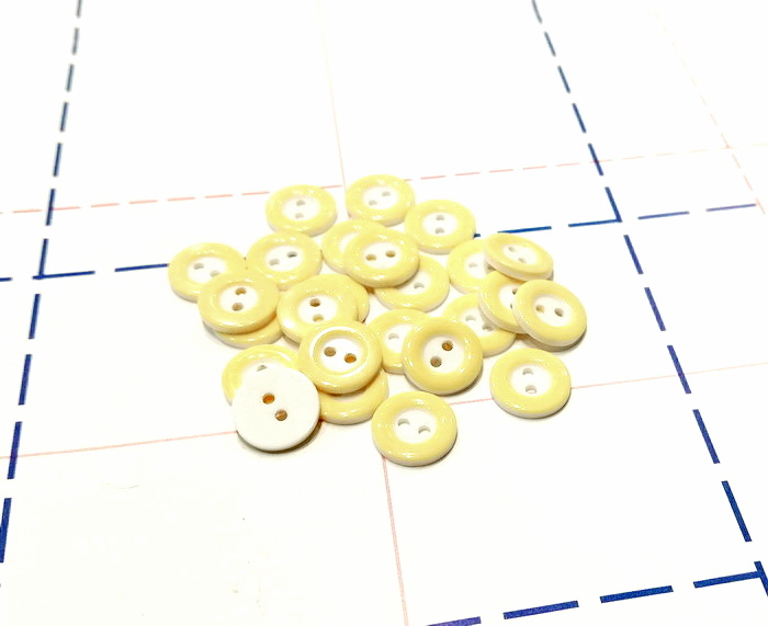 12/2 Пуговицы Ободок Желтый