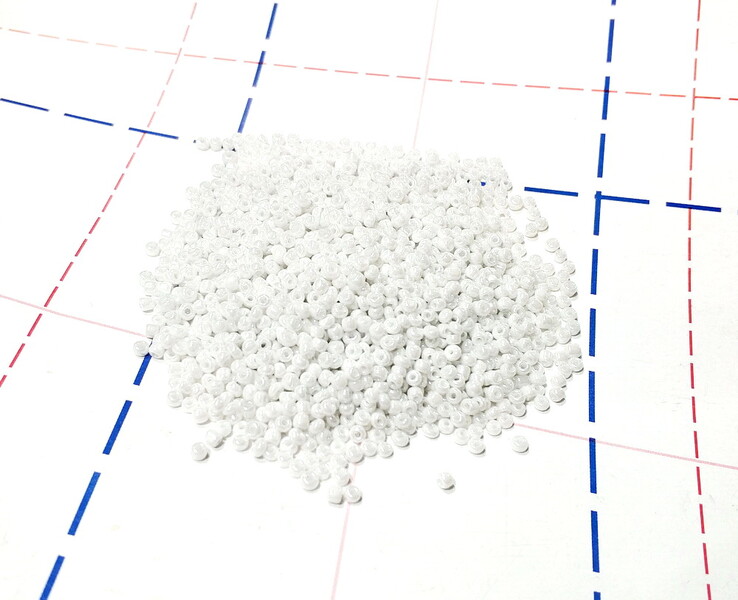 121 Бисер р.12 50гр (+-1гр) Непрозрачный перламутр