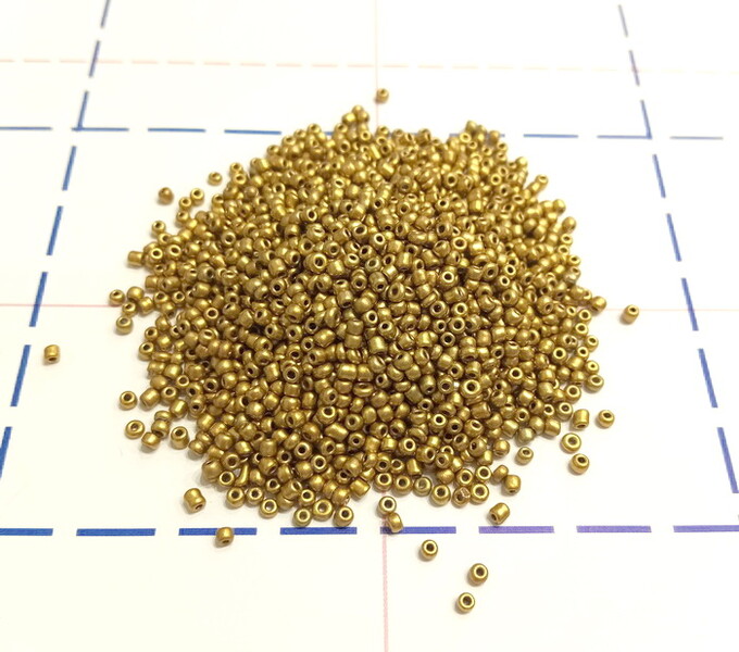 К30 Бисер р.12 50гр (+-1гр) Непрозрачный металлик