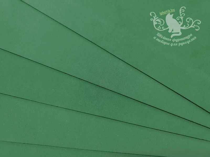 13к2 Фоамиран Китай 40*60см (+-1см) 2мм Зеленый