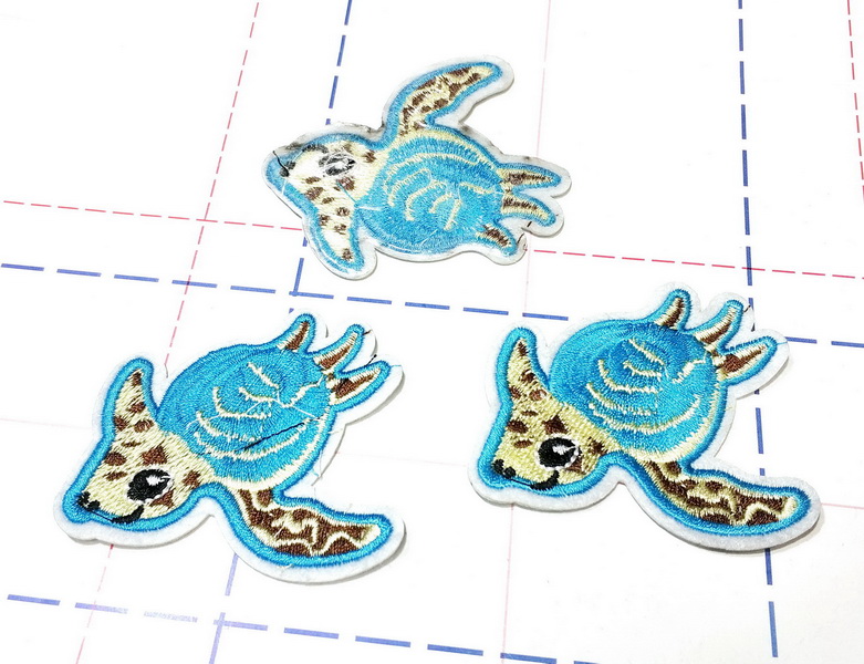 144 Термоаппликация 6,0*5,5см Морская черепаха