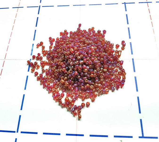 165В Бисер р.12 50гр (+-1гр) Прозрачный радужный