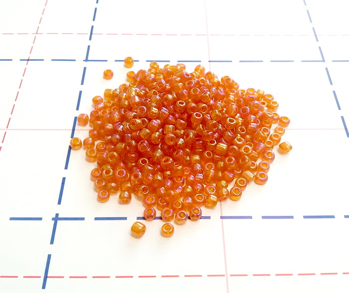 169В Бисер р.6 50гр (+-1гр) Прозрачный радужный