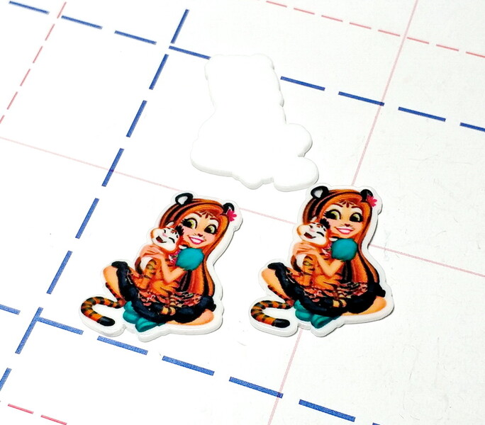 174 Кабошон плоский 35*26 мм Энчантималс