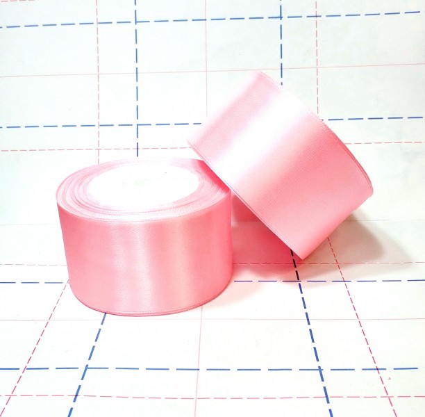 175 Лента атласная 50мм 23м (+-1м) оттенок нежно-розовый
