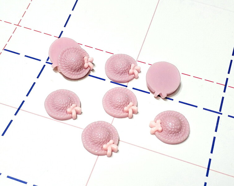 176 Кабошон Шляпка 18мм сиреневый