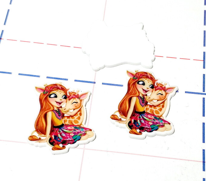 177 Кабошон плоский 36*30 мм Энчантималс