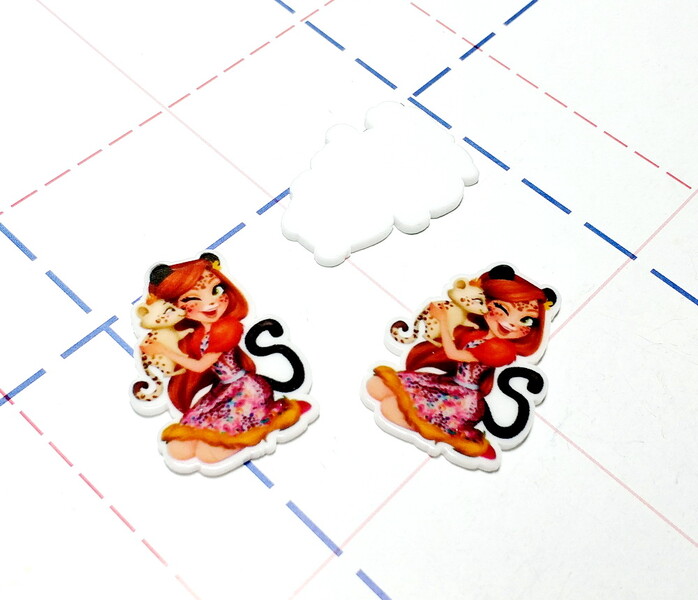 182 Кабошон плоский 36*26 мм Энчантималс