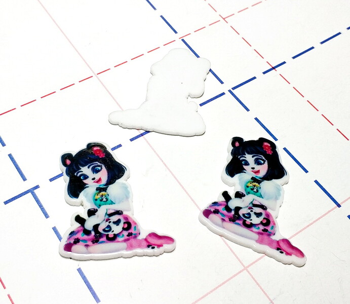 188 Кабошон плоский 36*30 мм Энчантималс