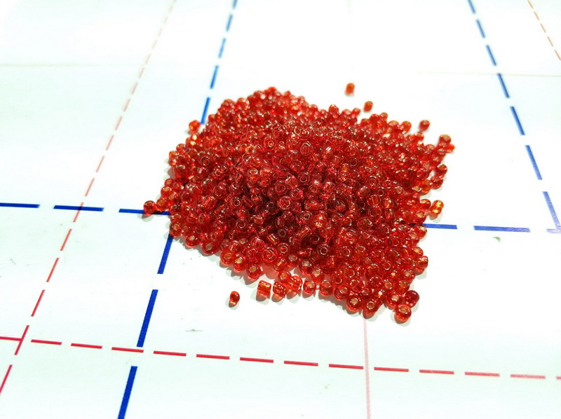 25 Бисер р.12 50гр (+-1гр) Огонек