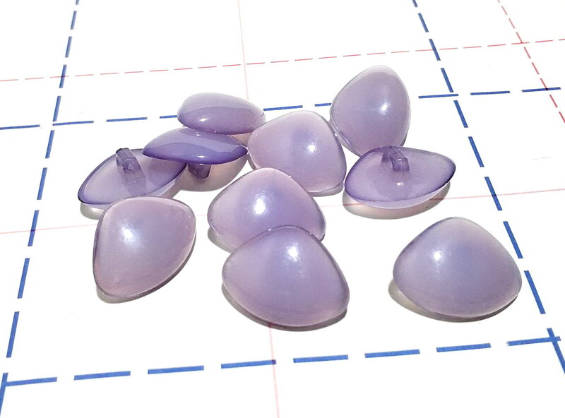 25 мм Пуговицы Носики 10шт/уп Дымчатый лавандовый