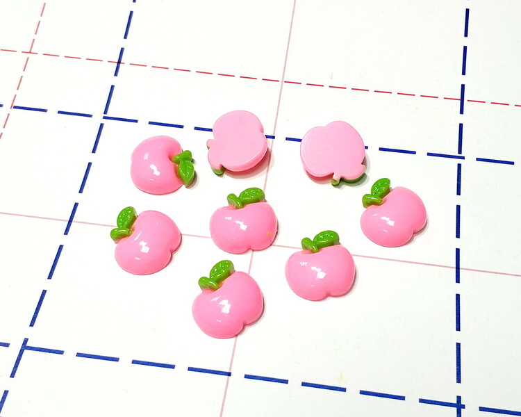 276 Кабошон Яблочко 17*16 мм розовый