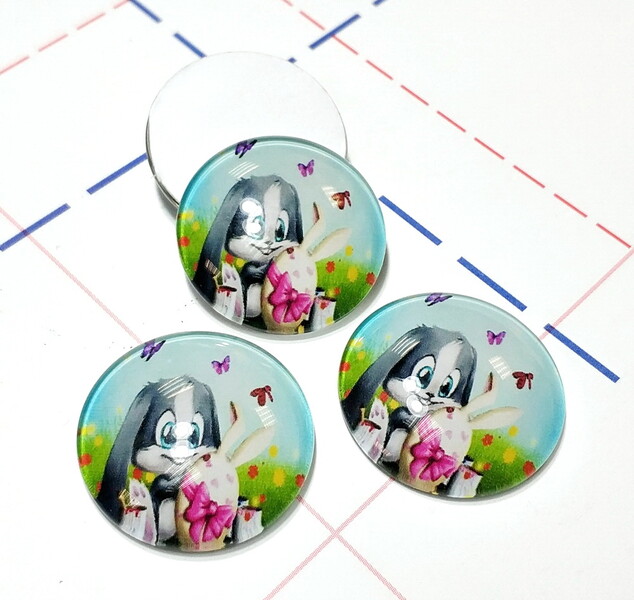 288 Кабошон Стекло 25 мм