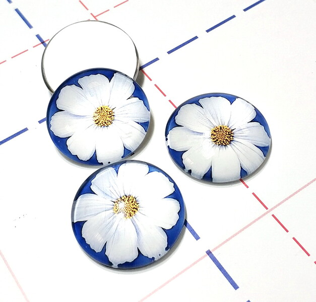 296 Кабошон Стекло 25 мм