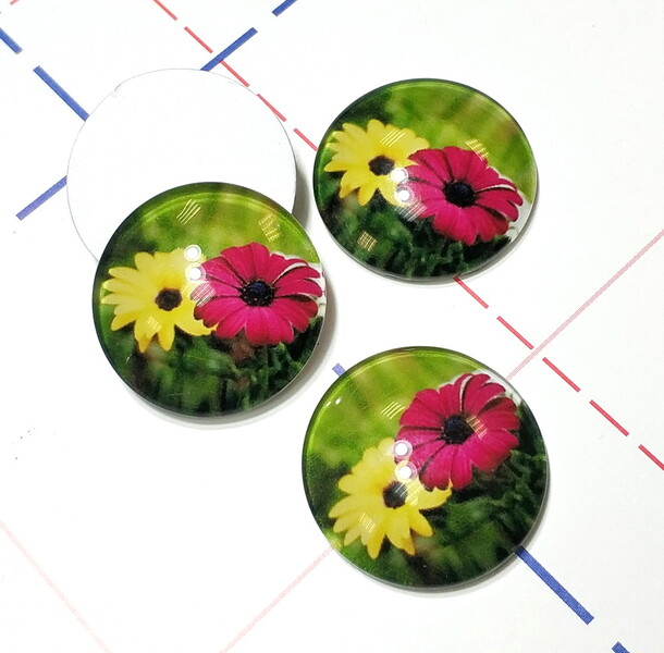 300 Кабошон Стекло 25 мм