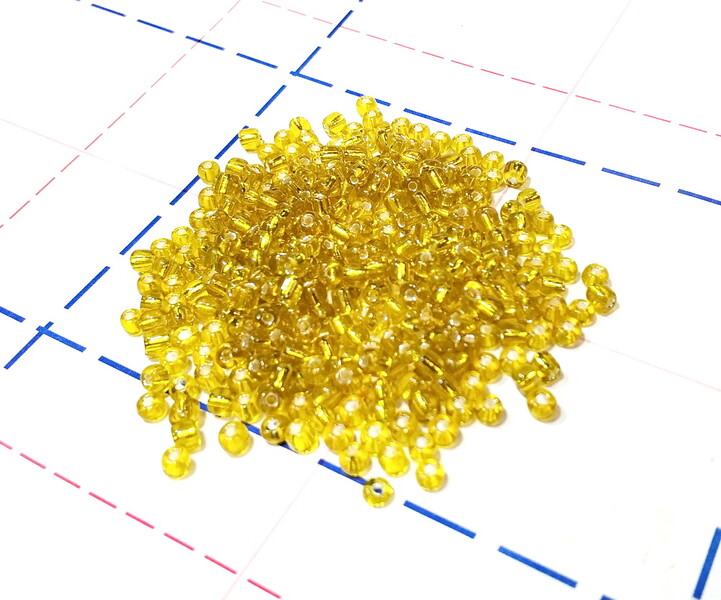 30 Бисер р.6 Огонек__УПАКОВКА 450(+-5)гр