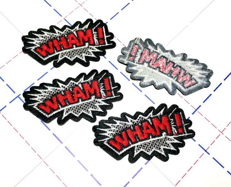 312 Термоаппликация 7.4*4.0см WHAM!