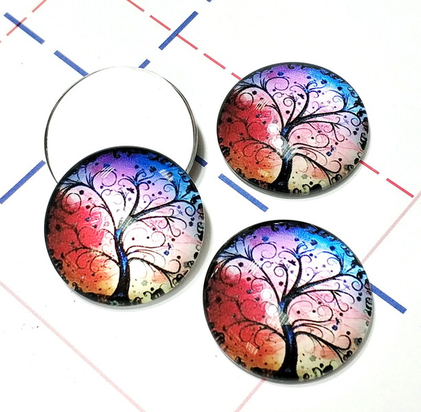 319 Кабошон Стекло 25 мм