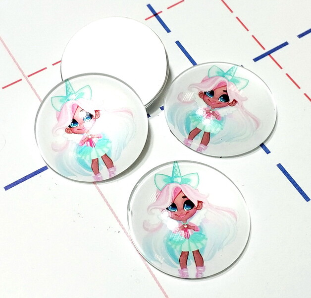 334 Кабошон Стекло 25 мм