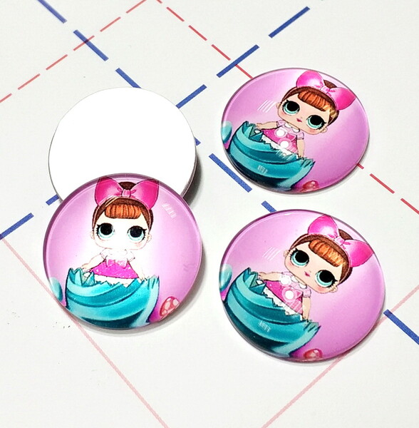 352 Кабошон Стекло 25 мм