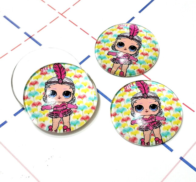 365 Кабошон Стекло 25 мм