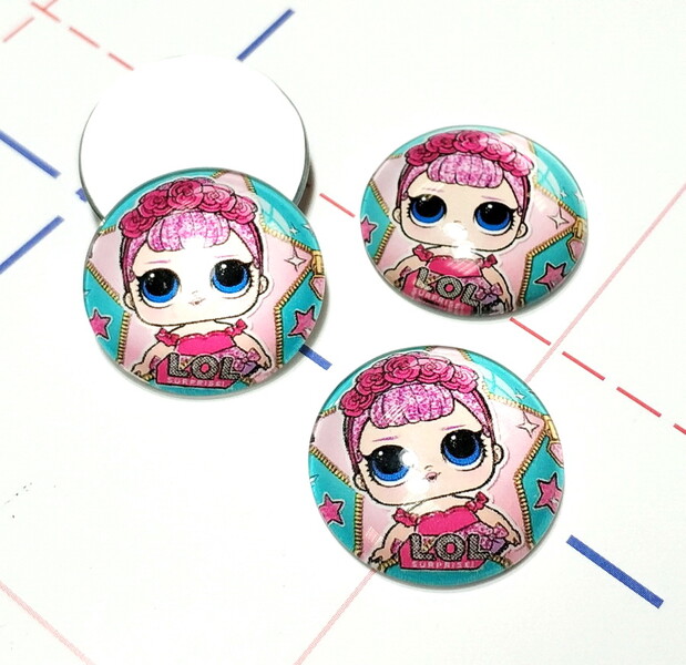 374 Кабошон Стекло 25 мм