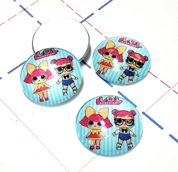 377 Кабошон Стекло 25 мм