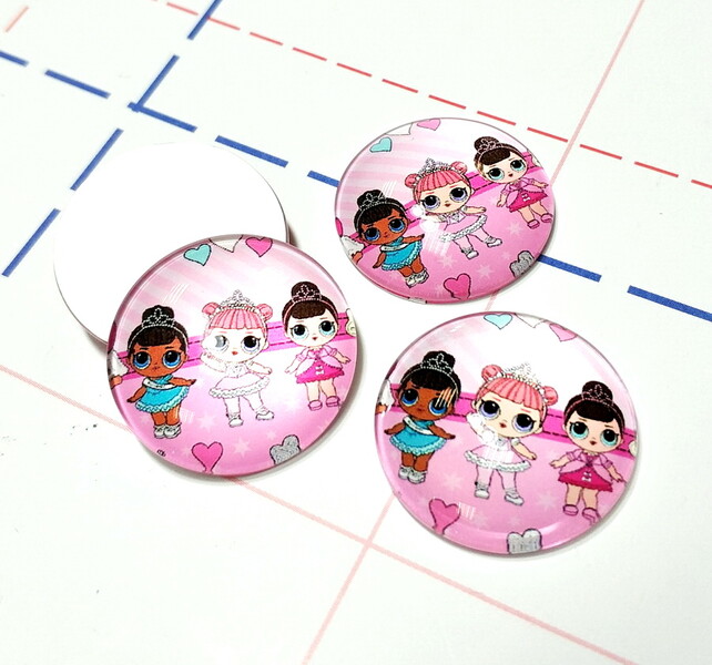 389 Кабошон Стекло 25 мм