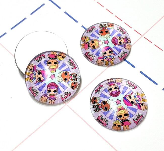 394 Кабошон Стекло 25 мм