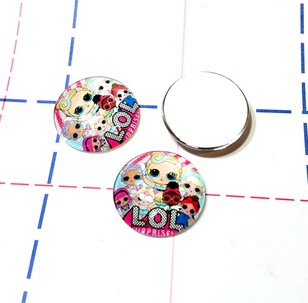 396 Кабошон Стекло 25 мм