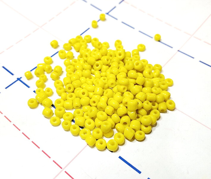 42 Бисер р.6 450гр (+-1гр) Непрозрачный_ УПАКОВКА 