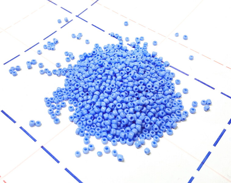 43В Бисер р.12 50гр (+-1гр) Непрозрачый