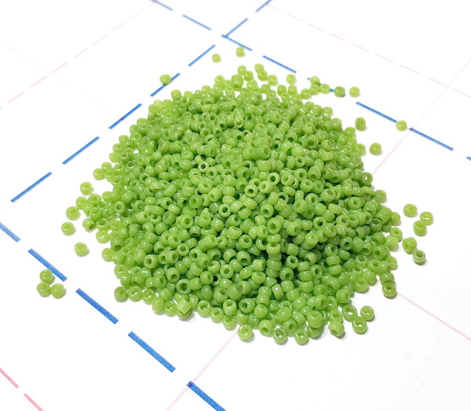 44 Бисер р.12 Непрозрачный__УПАКОВКА 450(+-5)гр