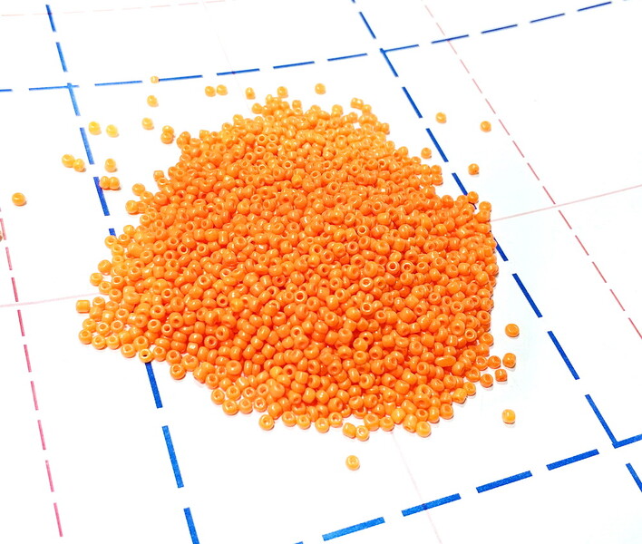 50 Бисер р.12 50гр (+-1гр) Непрозрачый