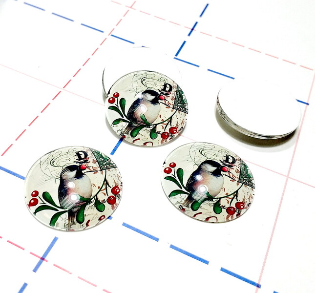 068 Кабошон Стекло 26 мм