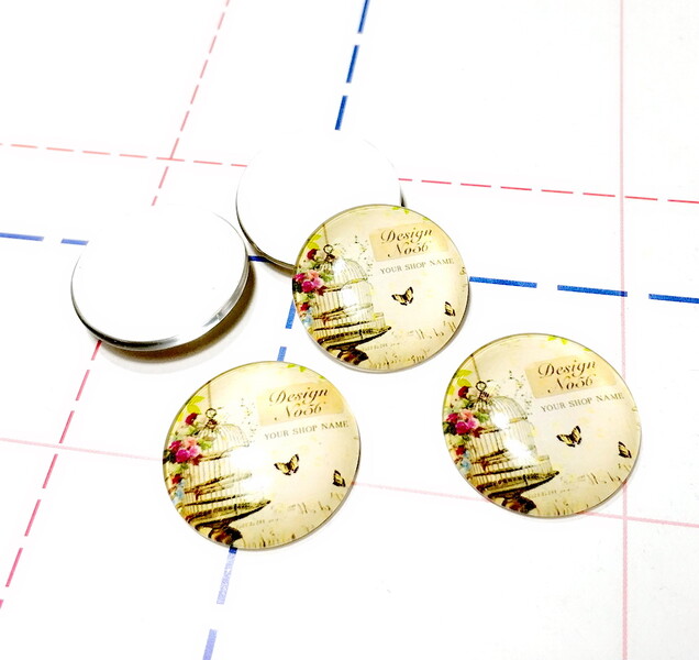 075 Кабошон Стекло 26 мм