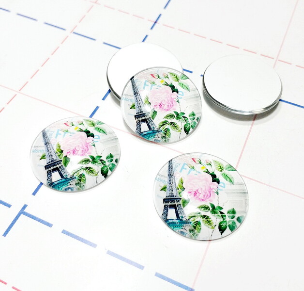 082 Кабошон Стекло 26 мм