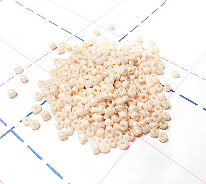 963 Бисер р.6 Жемчужный__УПАКОВКА 450(+-5)гр