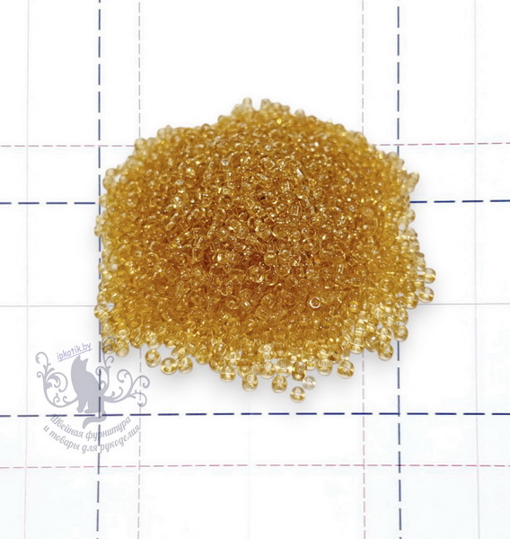 2В Бисер р.12 Прозрачный__УПАКОВКА 450(+-5гр)гр