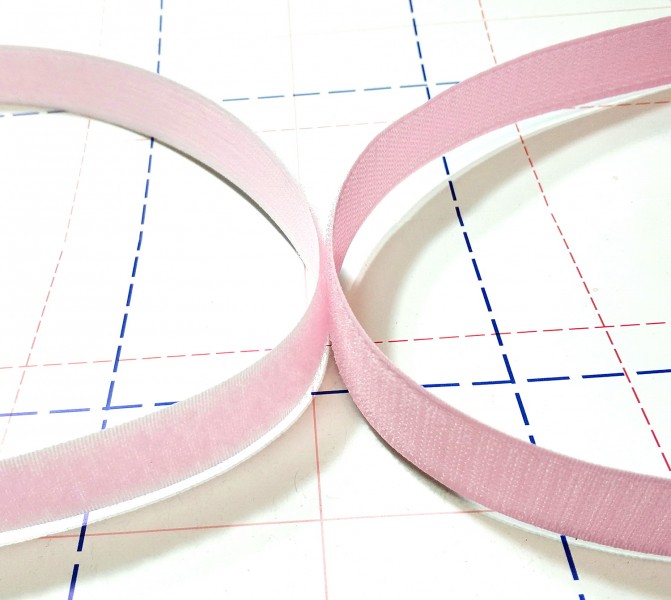 25 мм лента контактная Розовый