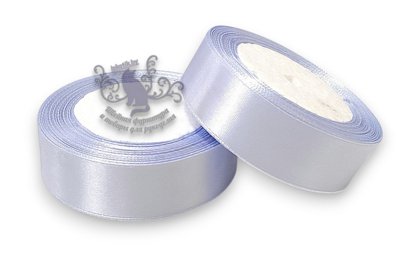 201 Лента атласная 25мм 23м (+-1м) оттенок сиреневого