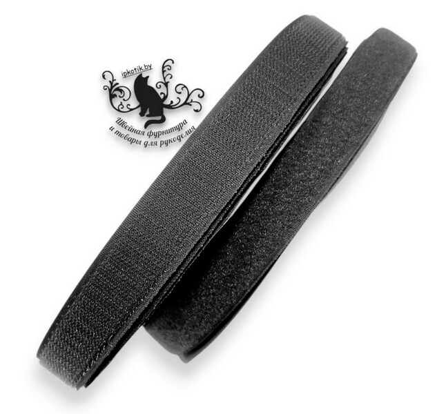 25 мм лента контактная 25м/боб (+-1м) Черная