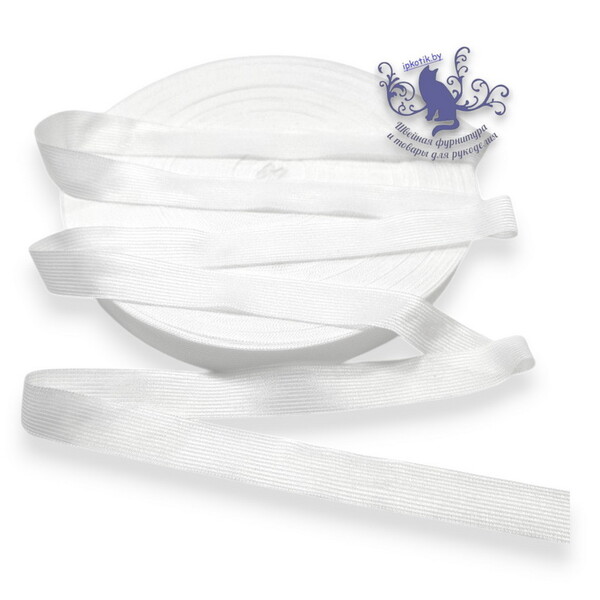 Тесьма 23мм вязаная окантовочная БОБИНА 100м/боб (+-2м) Белый