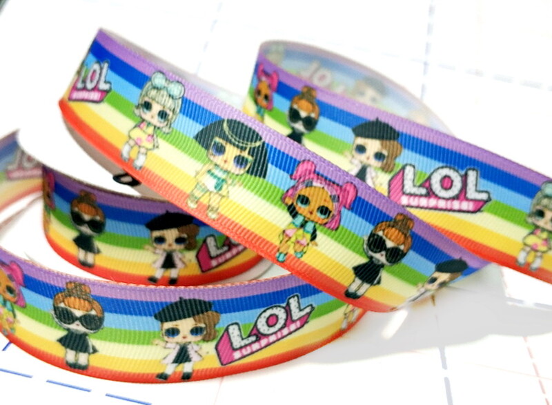 508 25мм Репсовая лента с рисунком 9,1м (+-0,3м) ЛОЛ