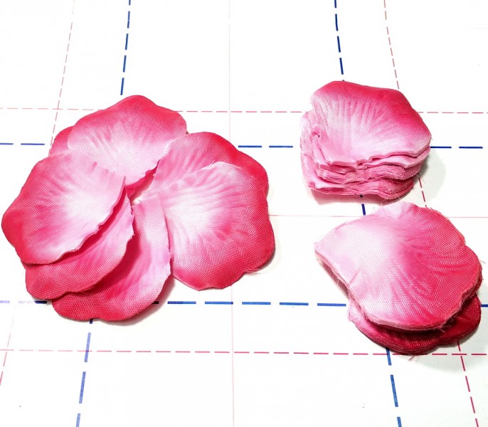 Лепесток тканевый 55*45мм 30гр (200+/-20шт) Розово-малиновый
